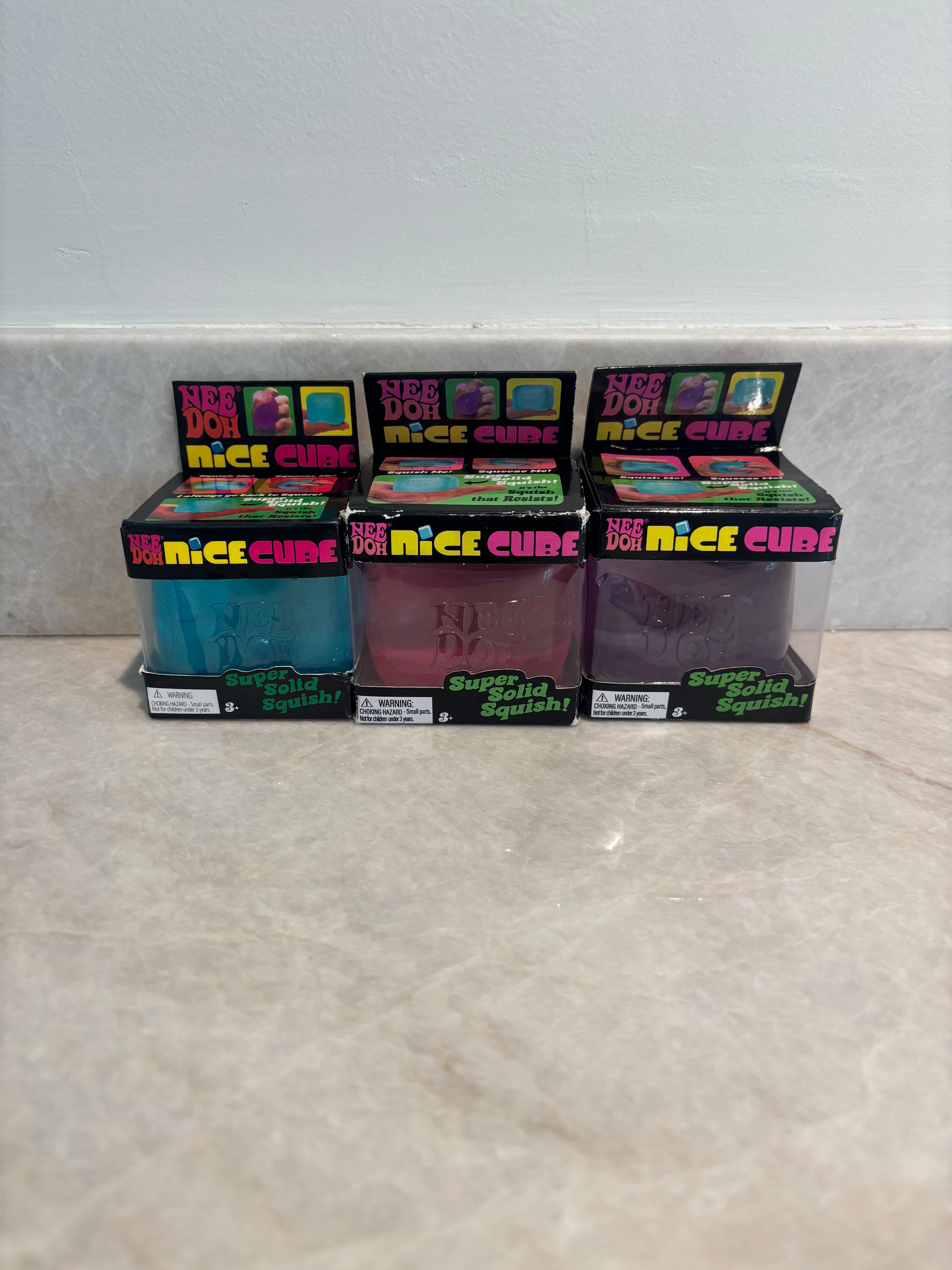 Needoh Nice Cube from Schylling- Authentic Blue
