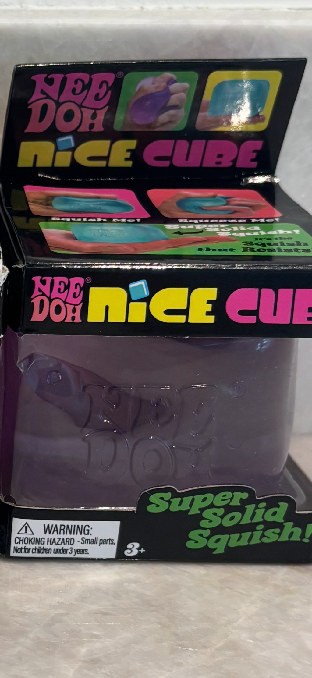 Needoh Nice Cube from Schylling- Authentic PINK