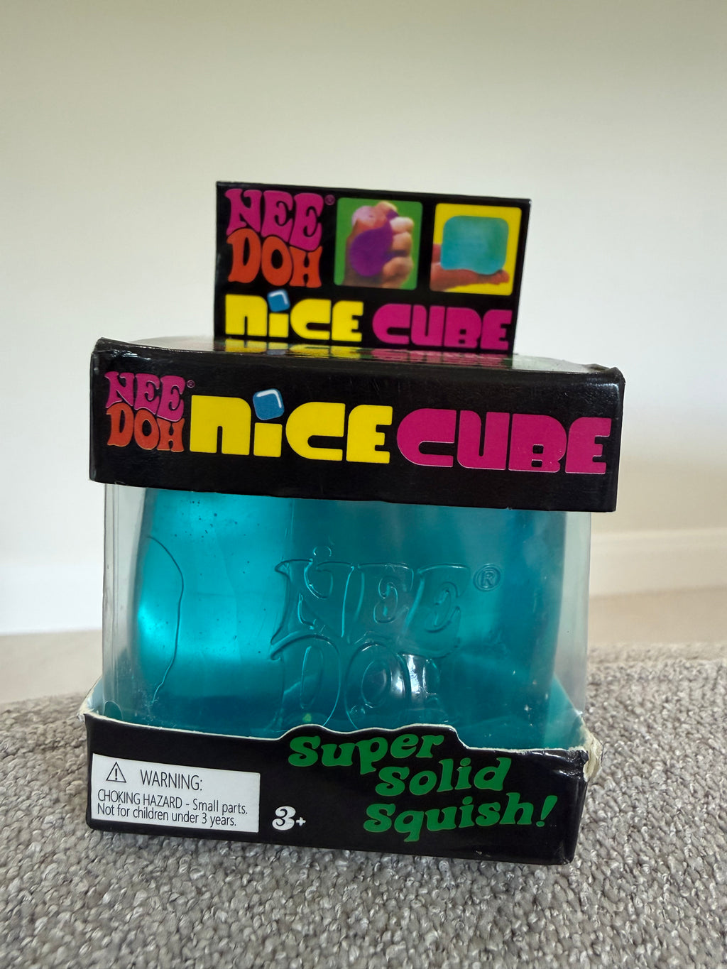 Needoh Nice Cube from Schylling- Authentic Blue