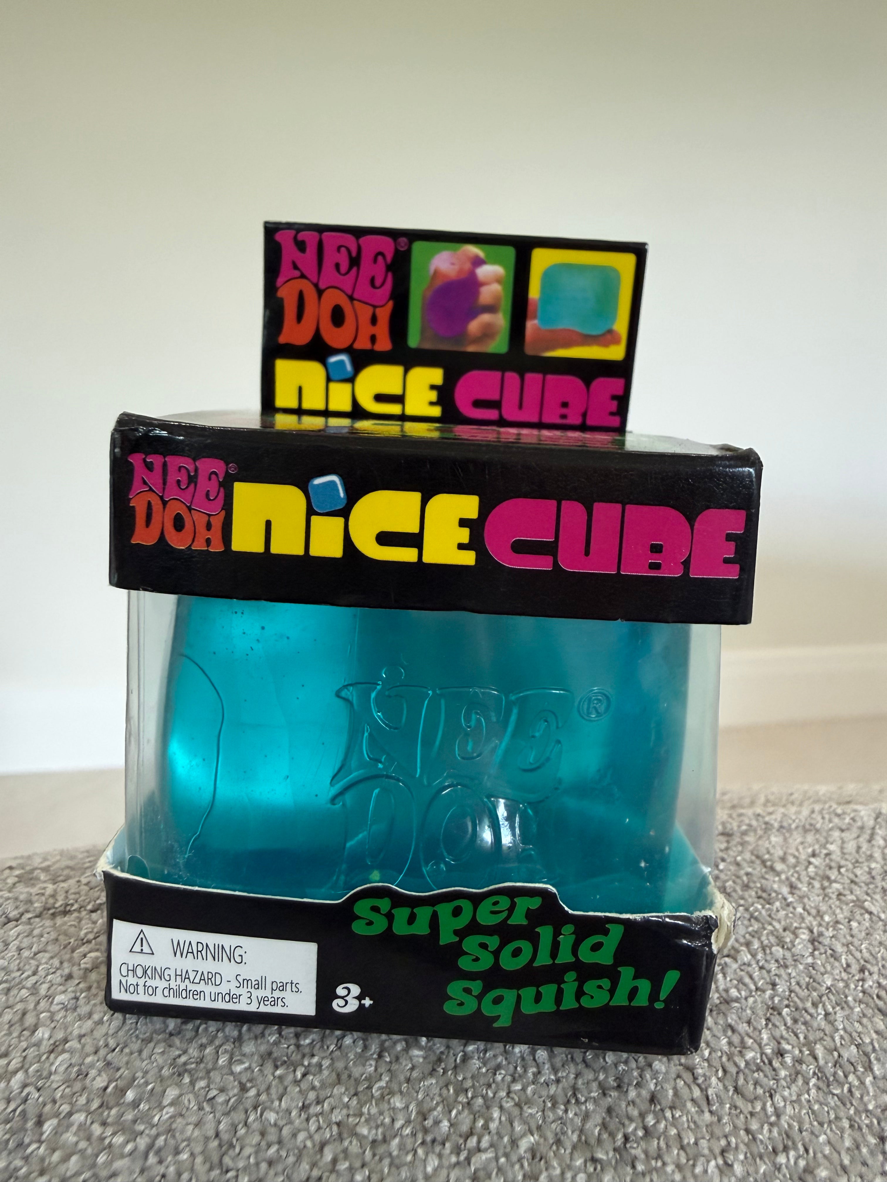 Needoh Nice Cube from Schylling- Authentic Blue